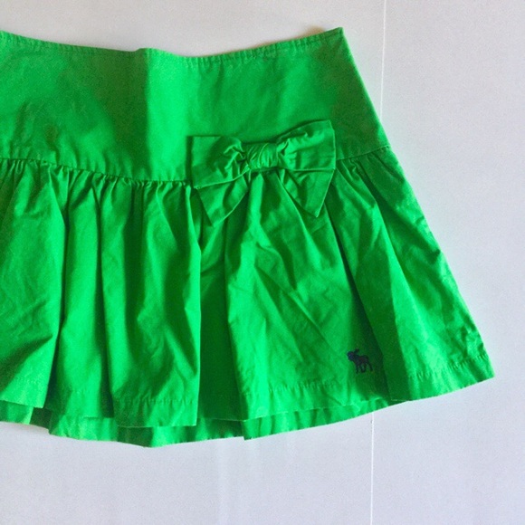 Abercrombie & Fitch Green Mckenna Skirt Size W 26 - Picture 5 of 8